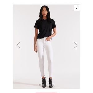 Veronica Beard “Brooke” 8.5 skinny white jeans NWT
